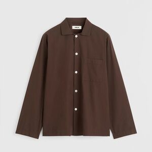TEKLA Brown Button Down Shirt